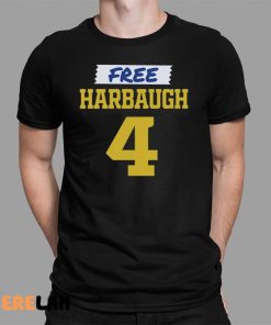 J.j. Mccarthy Free Harbaugh Shirt