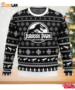Jurassic Park Skeleton Christmas Ugly Sweater 1