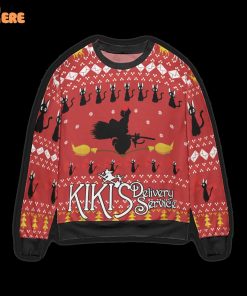 Kiki's Delivery Service Ugly Christmas Sweater 1