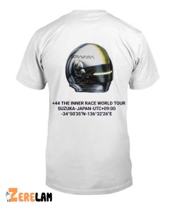 Lewis Hamilton 44 Inner Race World Tour Suzuka Japan Shirt