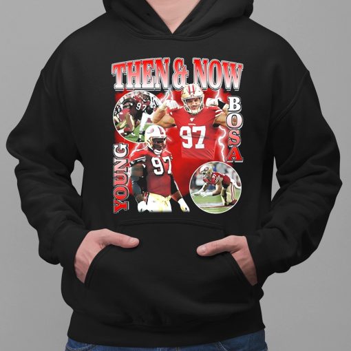 Nick Bosa Bryant Yuong Then And Now Shirt - Zerelam