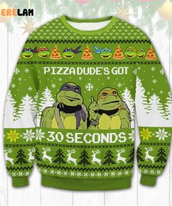 PizzaDude’s Got 30 Seconds TMNT Ugly Sweater