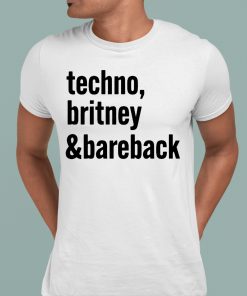 techno britney bareback shirt