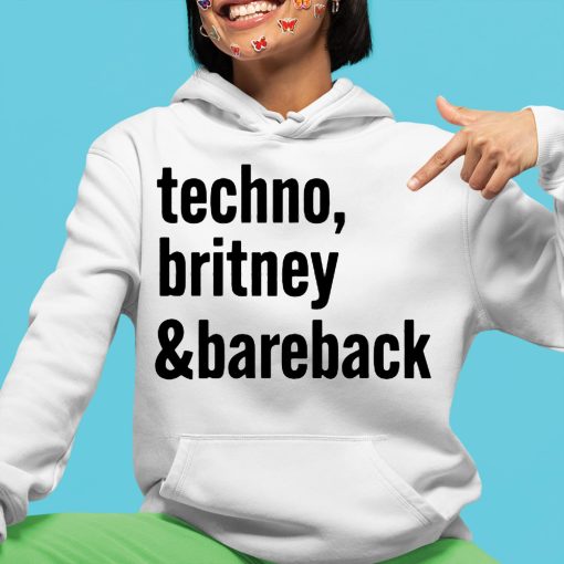 techno britney bareback shirt