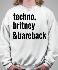 techno britney bareback shirt