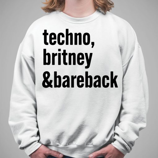 techno britney bareback shirt