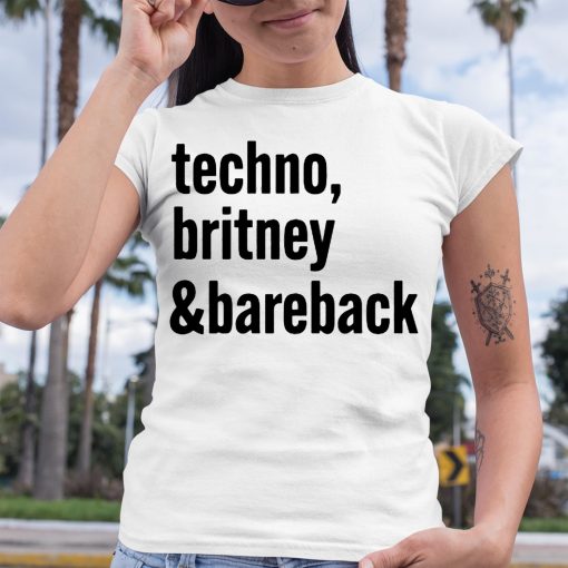 techno britney bareback shirt