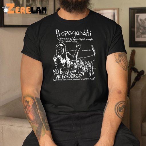 Propagandhi No Borders No Fences Shirt