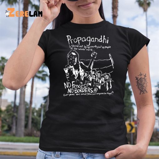 Propagandhi No Borders No Fences Shirt