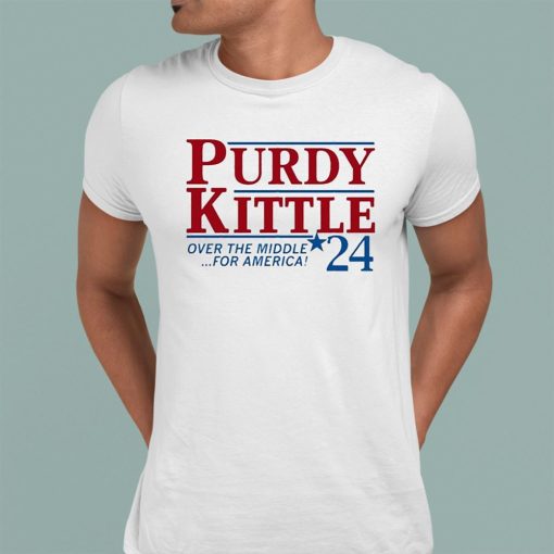 Raygun Purdy Kittle Over The Middle 24 For America Shirt