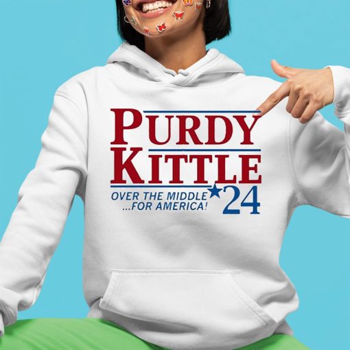 Raygun Purdy Kittle Over The Middle 24 For America Shirt