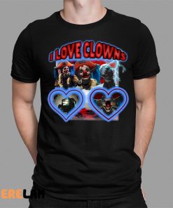 Sadstreet Buggy One Piece I Love Clowns Shirt