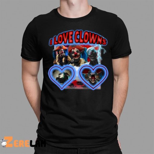 Sadstreet Buggy One Piece I Love Clowns Shirt