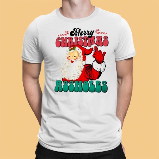 Santa Merry Christmas Asshole Shirt