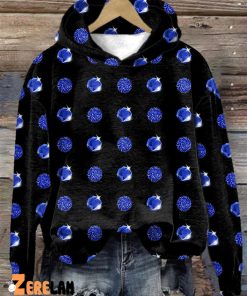 Sapphire Print Casual Hoodie