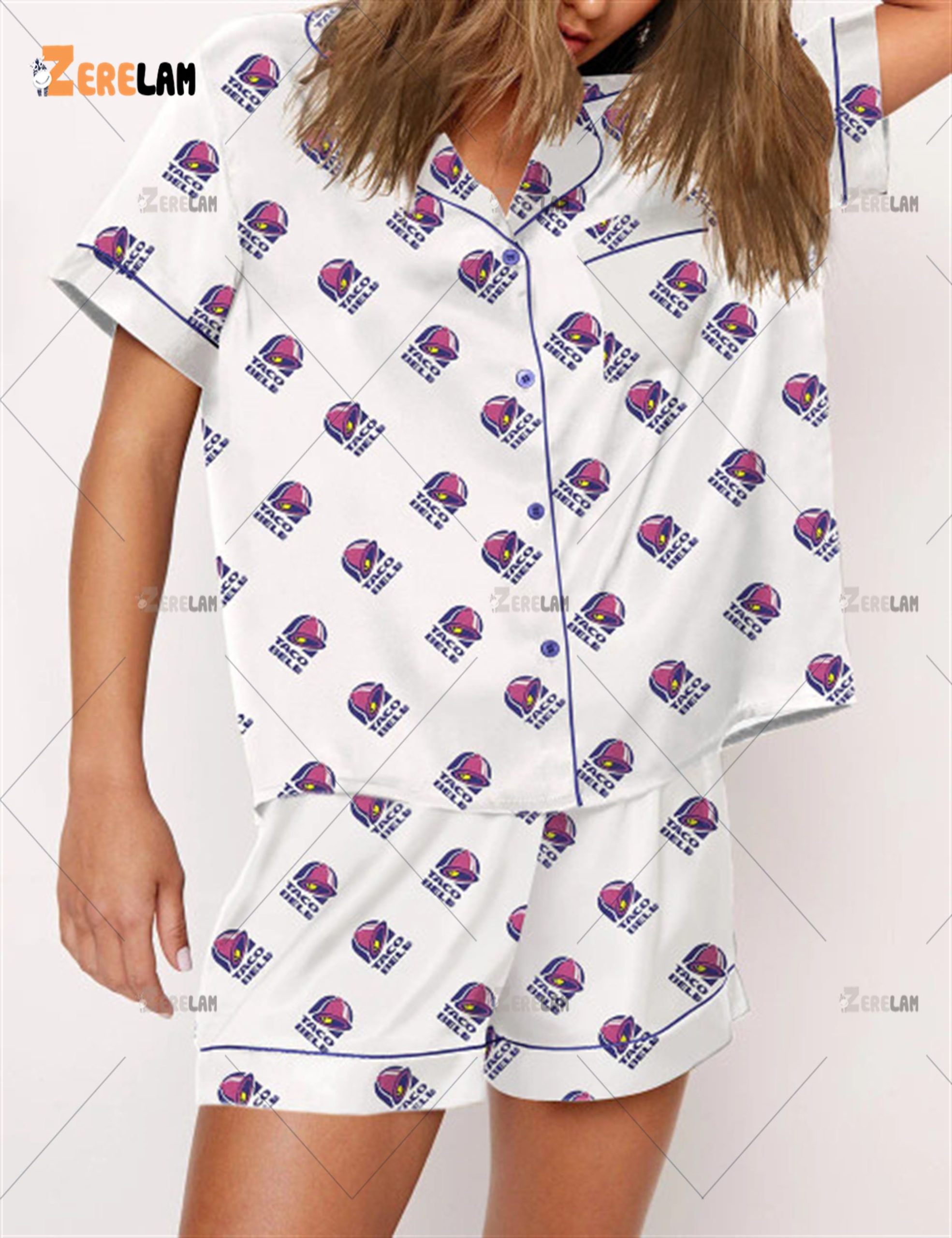 Taco Bell Pajama Set Zerelam