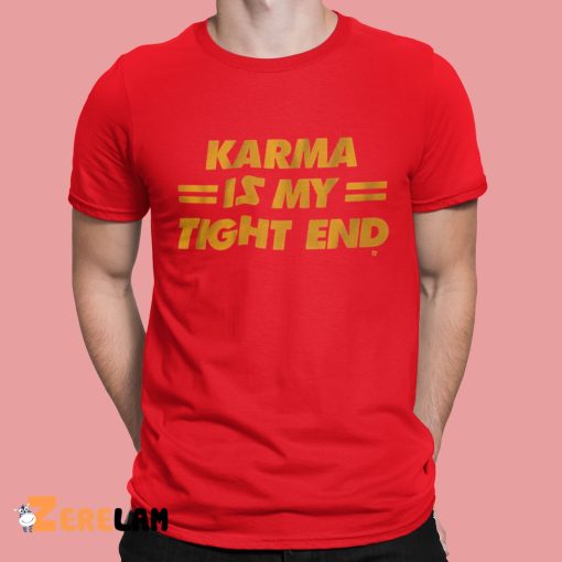 Buy iconic Taylor Swift-Travis Kelce Chiefs 'Karma' shirt