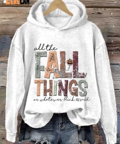 Thanksgiving All The Fall Things Or Whatever Blink 182 Said Hooded Sweatshirt 3