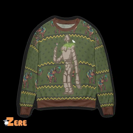 Warrior Robot 3D Ugly Christmas Sweater