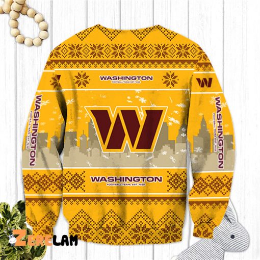 Washington NFL WFT Ugly Sweater