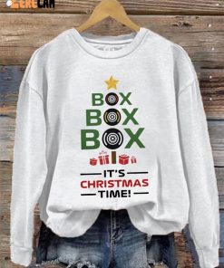 Womens BOX Its christmas time sweatshirt 1