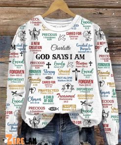 Women’s What God Says About You Print Sweatshirt
