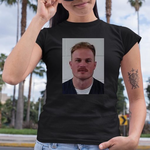 Zach Bryan Arrested Shirt Mugshot