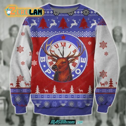 3d All Over Bpoe Ugly Sweater