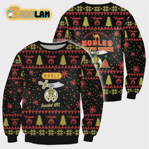3d All Over Shriners Ugly Sweater