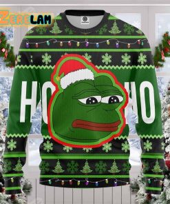 3d Pepe Frog Ugly Sweater Xmas Sweater – Best Gift For Christmas