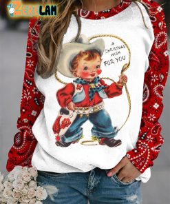 A Christmas Wish For You Long Sleeve Casual Shirt