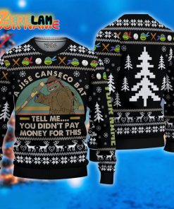 A Jose Canseco Bat Custom Name 3d All Over Printed Shirts For Men And Women Ugly Sweater