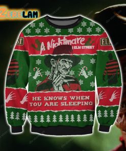 A Nightmare On Elm Street Ugly Sweater Christmas