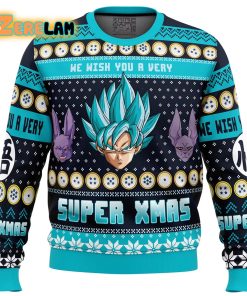 A Very Saiyan Christmas Dragon Ball Z Christmas Ugly Sweater
