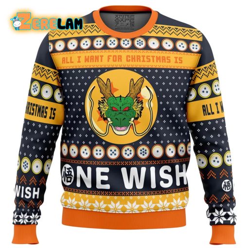 A Very Shenron Christmas Dragon Ball Z Christmas Ugly Sweater