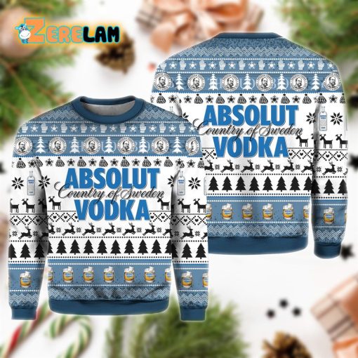 Absolut Vodka Christmas Ugly Sweater