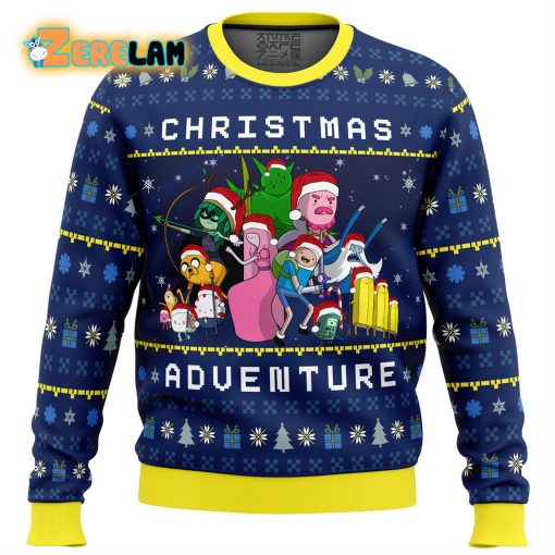 Adventure Time Christmas Quest Christmas Ugly Sweater