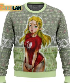 Ahegao Zelda Christmas Ugly Sweater