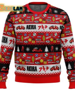 Akira Bike Decals Christmas Ugly Sweater