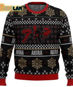 Akira Kanji Name Christmas Ugly Sweater