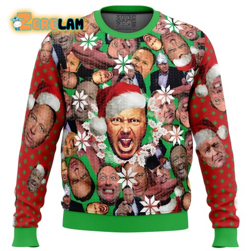 Alex Jones Christmas Ugly Sweater