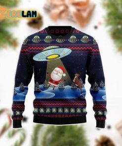 Alien Dont Catch Santa Ugly Sweater