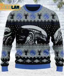 Alien Movie Xenomorph Ugly Sweater Christmas