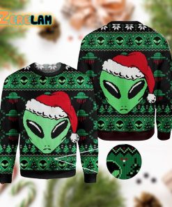 Aliens Unisex Knit Wool Ugly Sweater
