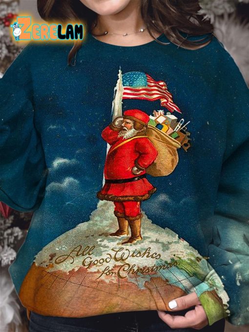 All Good Wishes For Christmas Sweatshirt