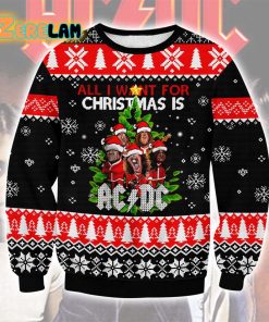All I Want For Christmas Is AC DC Ugly Sweater