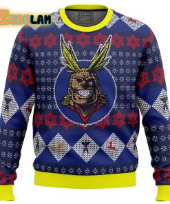 All Might My Hero Academia Christmas Ugly Sweater