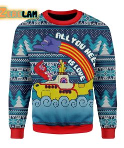 All You Need Is Love Christmas Ugly Sweater