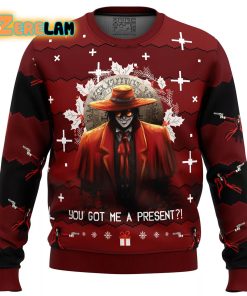 Alucard Hellsing Christmas Ugly Sweater
