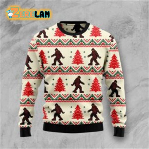 Amazing Bigfoot Ugly Sweater Christmas